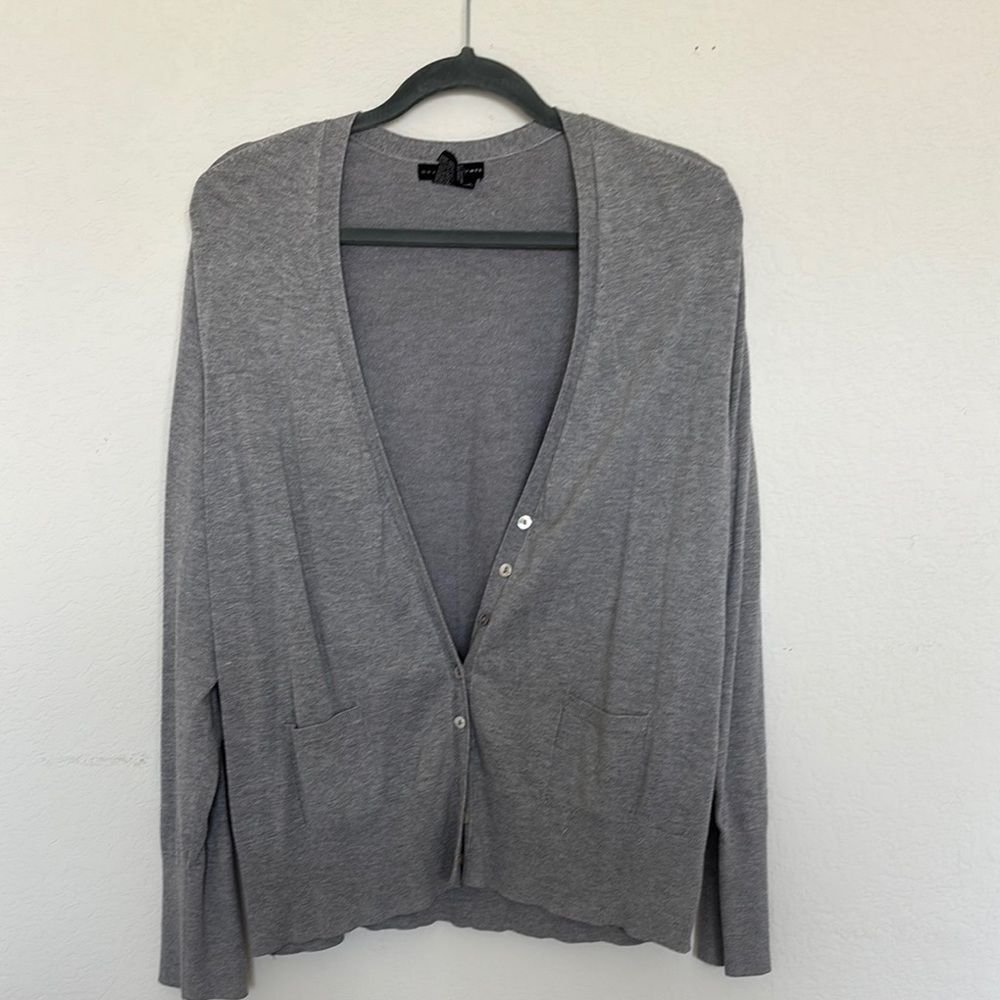Grace Elements Gray Sweater Cardigan